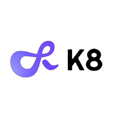 K8 casino logo for review