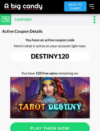 A Big Candy Casino No Deposit Bonus
