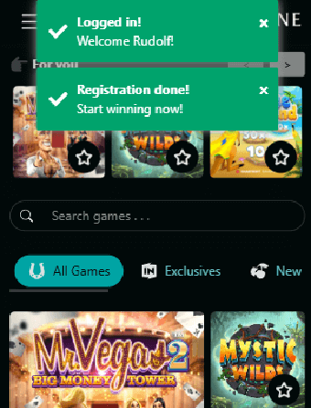 TrueFortune Casino Complete Registration