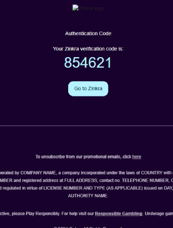 Zinkra Casino No Deposit Bonus 5