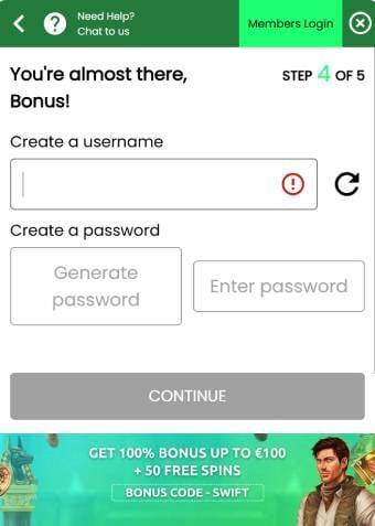 swift casino welcome bonus 6