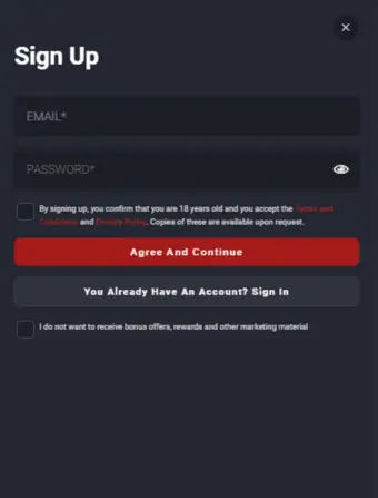 Sign Up
