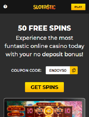 Slotastic Casino No Deposit Bonus