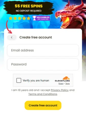 Orozino Casino Free Spins Sing Up