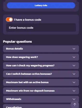 Bonus Code