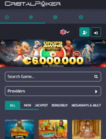 CristalPoker Casino No Deposit Bonus Sign Up