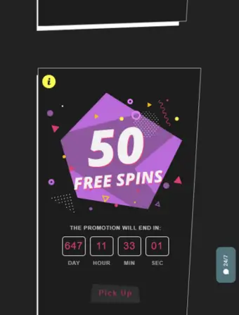 Booi Casino Free Spins Pick Up