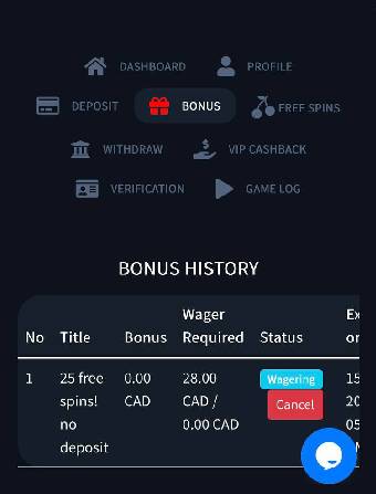 Canada777 Casino No Deposit Bonus
