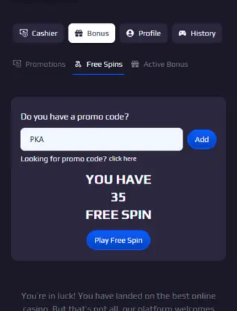 Bonus Code
