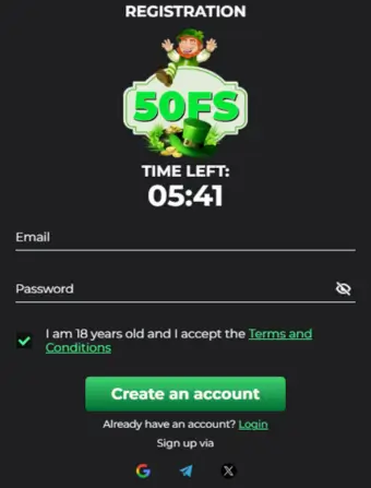 Patrick Spins Casino No Deposit Sign Up