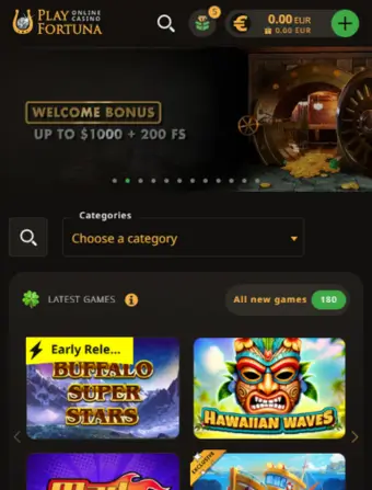 PlayFortuna Casino No Deposit Gift