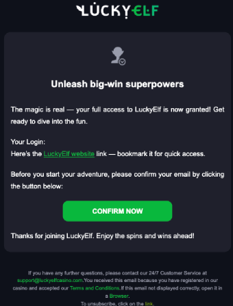 LuckyElf Casino No Deposit Bonus 3