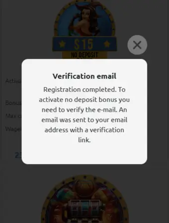 Pelican Casino No Deposit Verification Email