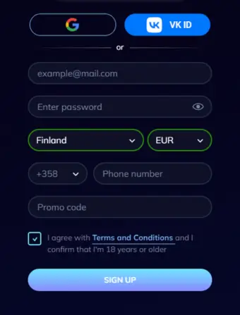 Kometa Casino No Deposit Sign Up