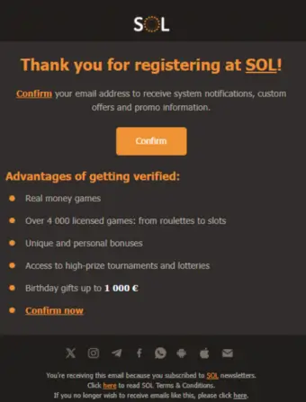 Contact Sol Casino Support