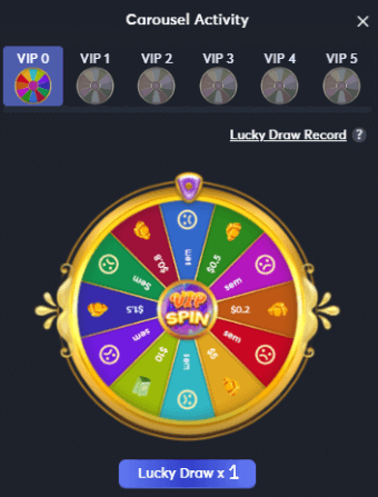 7.bet Casino Lucky Wheel