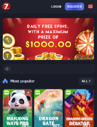 7.bet Casino Registration