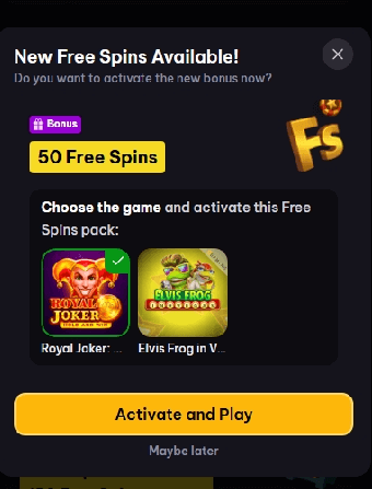 Spinmacho Casino No Deposit Bonus Activation Process