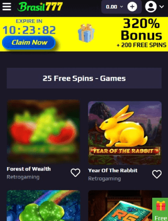 Brasil777 Casino No Deposit Bonus 6