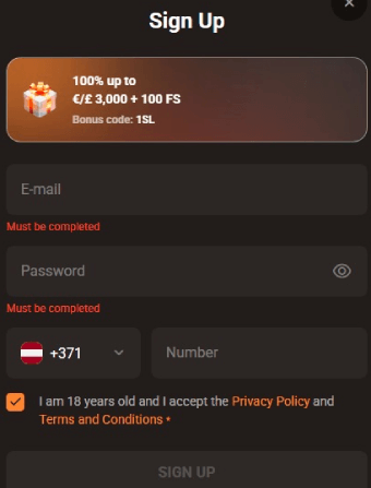 Slotlair Casino No Deposit Bonus 1