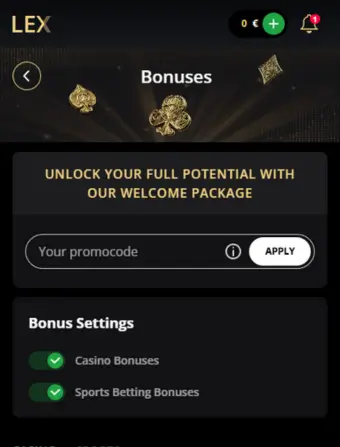 Bonus Code
