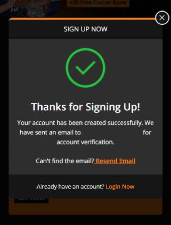 Bitcoin Sportsbook Casino Email Verification