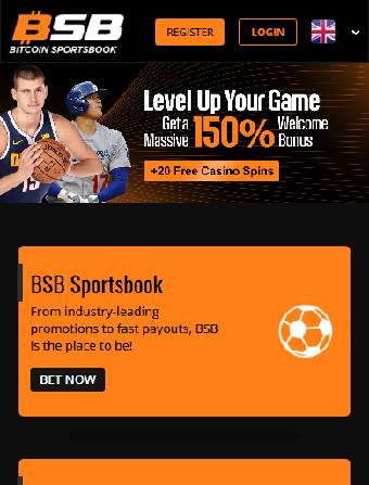 Bitcoin Sportsbook Casino Main Page
