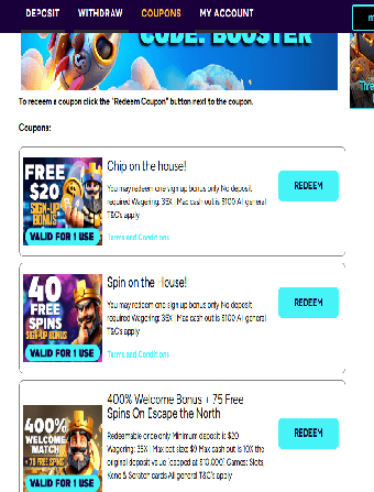 Crypto Palace Casino Bonus Activation