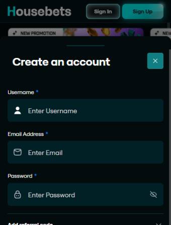 Housebets personal info