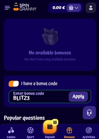 Spingranny Casino No Deposit Bonus 4