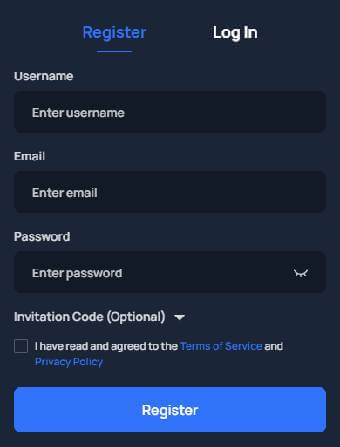 2Up Casino Registration Form