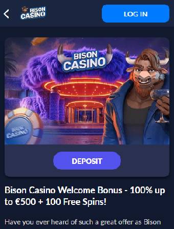 Bison Casino Online Regisztráció és Bónuszok: Gyors Útmutató a Mobil App-hoz 1 - Hải sản Vũng Tàu Bison Casino Welcome Bonus