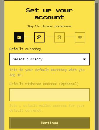 L0tt0 Casino Select Currency