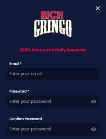 Rich Gringo Casino Register