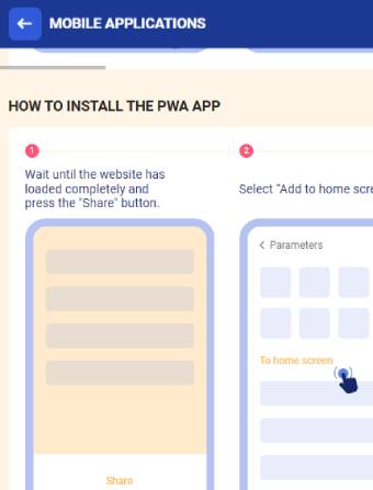WePari Casino mobile applicarion