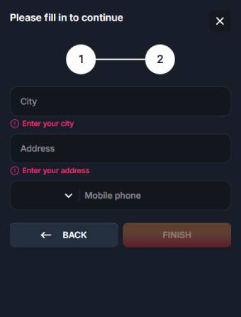 Beef Casino Personal Data