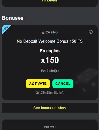 BetPrimeiro Casino Active No Deposit Bonus