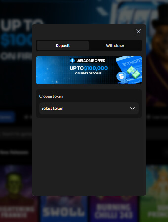 Betmode.io Casino Deposit