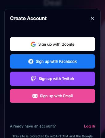 Chanced Casino Registration Ways