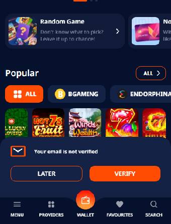 Nika Casino Email Verification