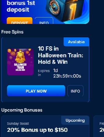 OnlyWin Casino No Deposit Bonus Halloween