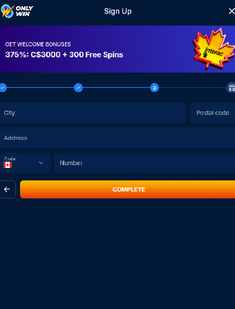 OnlyWin Casino Regional Information 