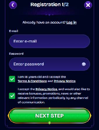 OnlyWin Casino Registration