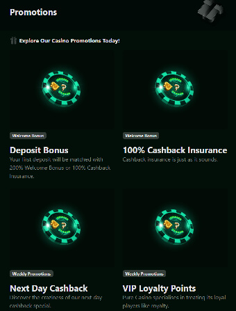 Pure Casino Bonuses