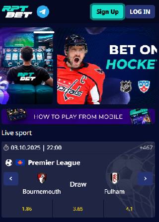 RPTBET Casino Main Page