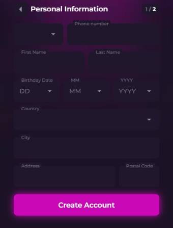 Rockstar Casino Personal Information