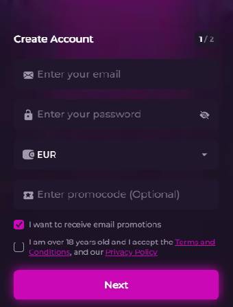 Rockstar Casino Registration Form