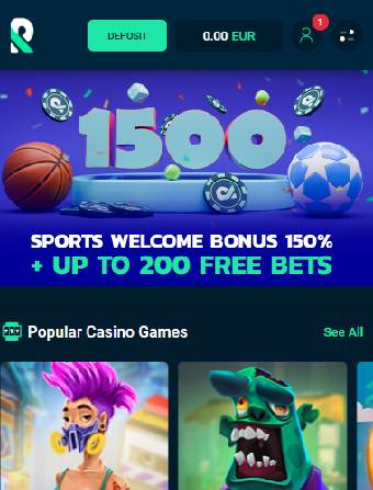 Rolleto Casino Main Page