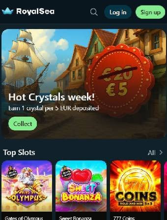 RoyalSea Casino Main Page