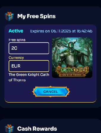 Spin Dragons Casino Free Spins